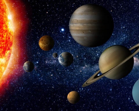 In what order did the planets in our solar system form?