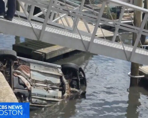 Off-duty firefighter and fisherman rescue 3 women after car plunges into water in Massachusetts