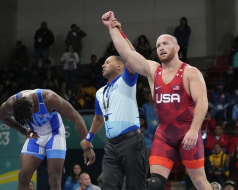 Wrestling gold medalist Kyle Snyder pleads to lesser charge after arrest in prostitution sting