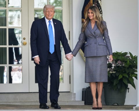 Trump, alongside the first lady, signs a bill to make posting 'revenge porn' a federal crime