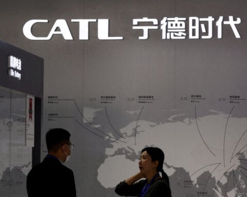 China's CATL jumps in Hong Kong debut in world's biggest listing this year