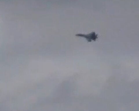 Russian fighter jet protects ‘shadow fleet’ vessel in first such move by Moscow, officials say
