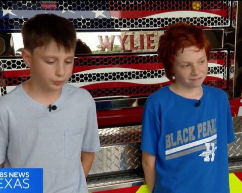 North Texas fifth-graders' reputation on fire after fire truck contest