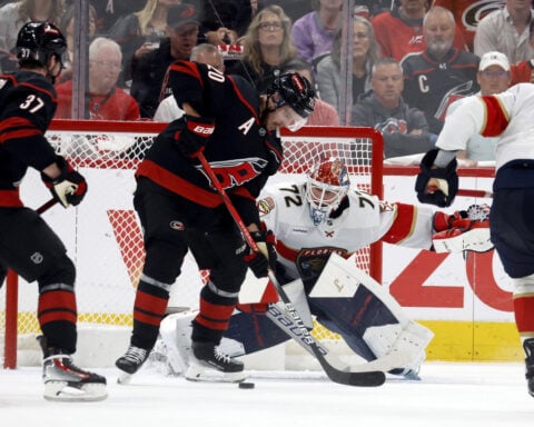 Panthers look every bit like reigning Stanley Cup champs in routing Hurricanes to open Eastern final