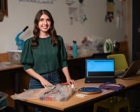 Feats of fantasy: This software engineer codes self-twirling and illuminating gowns
