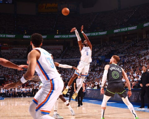 Oklahoma City Thunder rout Minnesota Timberwolves in Game 1 of the Western Conference Finals behind second-half blitz