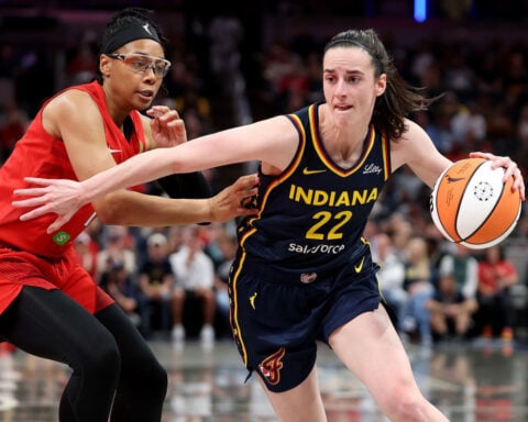 Caitlin Clark makes WNBA history but Indiana Fever fall to first loss of season