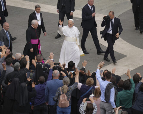 Pope Leo XIV calls for aid to reach Gaza and an end to hostilities in his first general audience