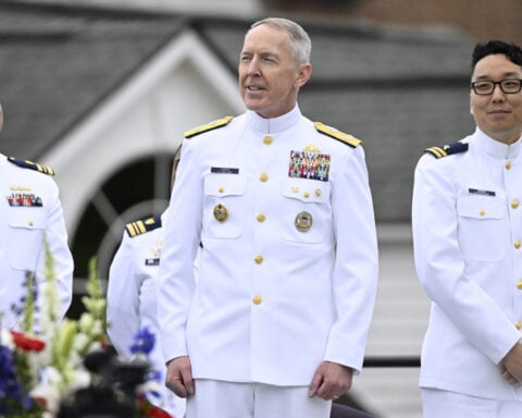 Promising reform, Noem tells US Coast Guard Academy graduates they will lead a 'brand new' service