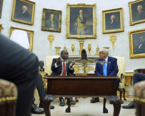 The Latest: Johnson attempts to advance Trump’s massive tax break bill