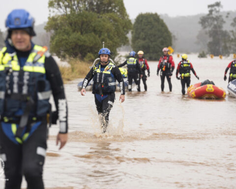 Record floodwaters in eastern Australia leave 4 dead and 1 missing
