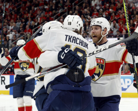 Bennett, Verhaeghe help Panthers roll past Hurricanes 5-0, take 2-0 lead in Eastern final