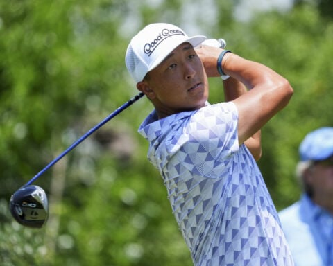 Scottie Scheffler opens Colonial with an eagle and trails tour rookie John Pak by 5 shots