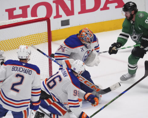 Stars get some secondary scoring and power-play goals, now seek 2-0 series lead over Oilers