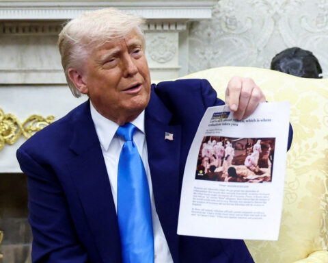 Trump's image of dead 'white farmers' came from Reuters footage in Congo, not South Africa
