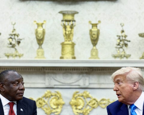 Buffeted by Trump, South Africa's Ramaphosa praised for keeping his cool