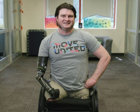 Portrait of warrior: Timothy Brown