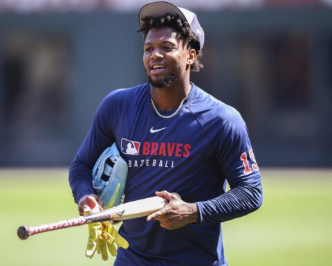 Ronald Acuña Jr. hits long homer on first pitch in his return to Braves after missing 1 year