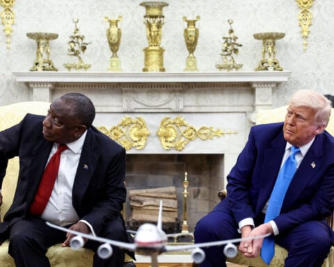 South Africa town leader 'sad' about Trump's misuse of white crosses video