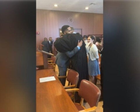 Detroit chief judge swears in his son as attorney in touching courtroom moment