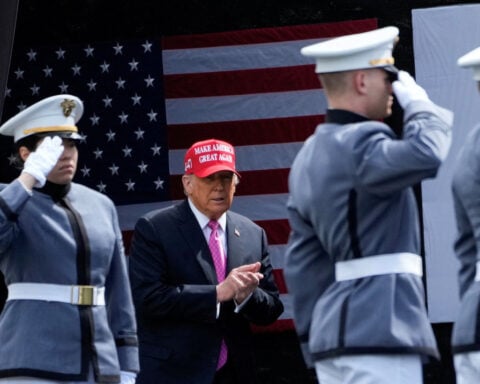 At West Point, Trump rips DEI policies in rally-style speech