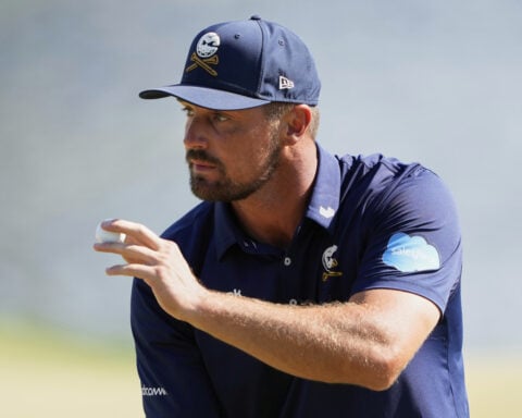 Bryson DeChambeau's wild ride: LIV Golf star gets taste of speed at Indianapolis Motor Speedway