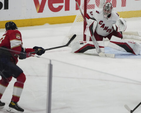 Hurricanes switch goalies for Game 3, starting Kochetkov over Andersen against Panthers