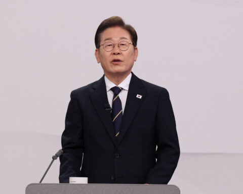 South Korea presidential candidate Lee says to restore hotline with North Korea