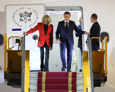 Macron dismisses viral video showing apparent shove from wife Brigitte