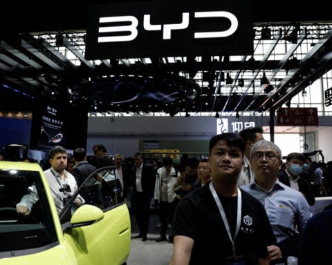 China auto shares sink after BYD offers trade-in incentives