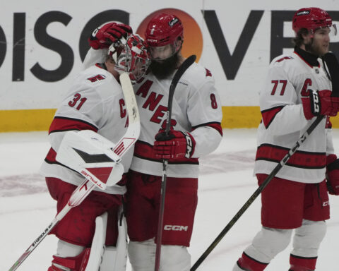 Hurricanes avoid another sweep, stave off elimination by beating Panthers 3-0 in Game 4