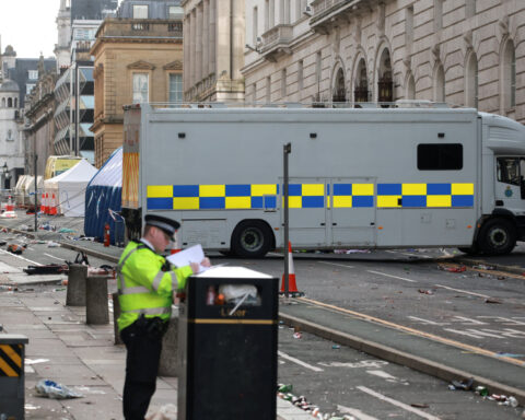 Car ploughs into fans at Liverpool parade, 27 in hospital
