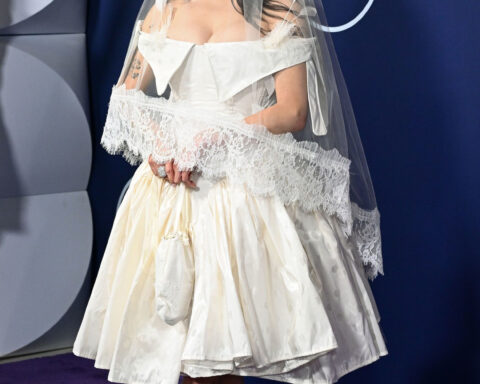 Look of the Week: Rebecca Black dresses for a shotgun wedding at the AMAs in Vegas