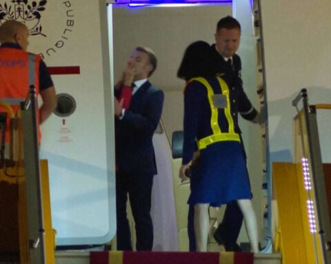 Macron’s marital shove disappears from French airwaves