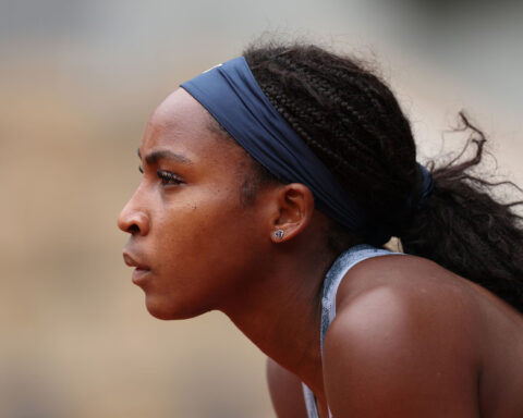 Coco Gauff blames coach for racket mishap during opening round win at French Open