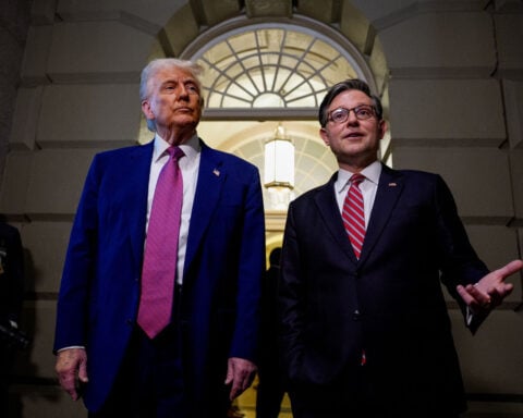 House speaker says GOP ‘eager and ready’ to enact DOGE cuts as White House expected to send request to Congress next week