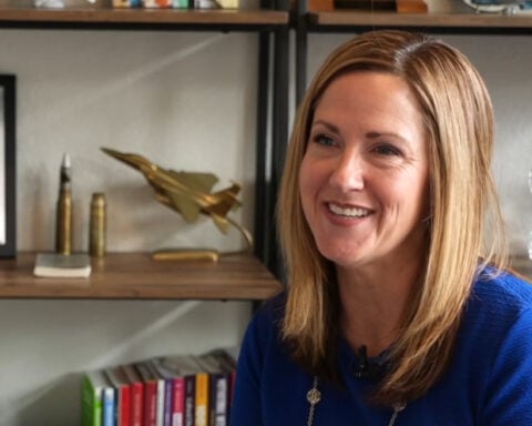 First female Air Force Thunderbird solo pilot using retirement to teach and encourage others
