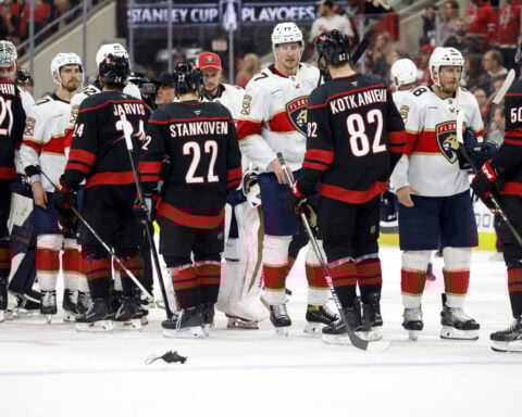 Paul Maurice, Rod Brind'Amour skipped player handshakes after East final. It was for a good reason