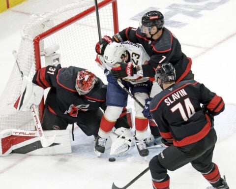 Defending champion Panthers head back to Stanley Cup Final with 5-3 Game 5 win over Hurricanes