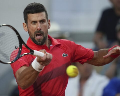 French Open: Novak Djokovic takes a medical timeout for a toe blister in a victory over Moutet