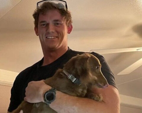 Fire department rescues dachshund stuck in pipe