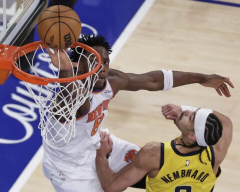 Brunson, Towns carry Knicks to 111-94 victory that cuts Pacers' series lead to 3-2