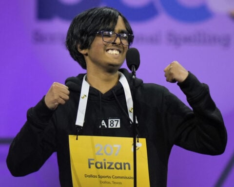 Faizan Zaki overcomes a shocking, self-inflicted flub and wins the Scripps National Spelling Bee