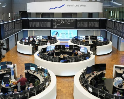 European shares trim gains after Trump comments on China tariffs