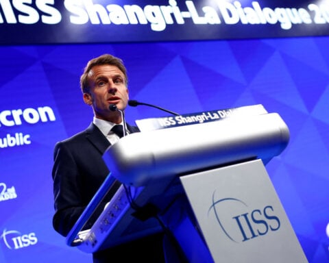 France's Macron calls for Asian coalitions as he warns of US-China divisions