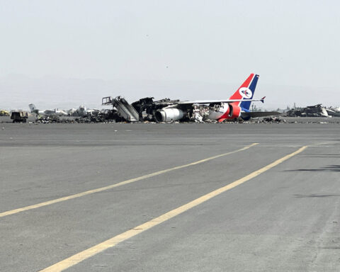 Israel says it has hit Houthi targets including last plane at Sanaa airport