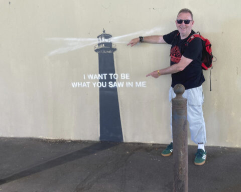 A hunt for Banksy's new lighthouse artwork leads to the south of France