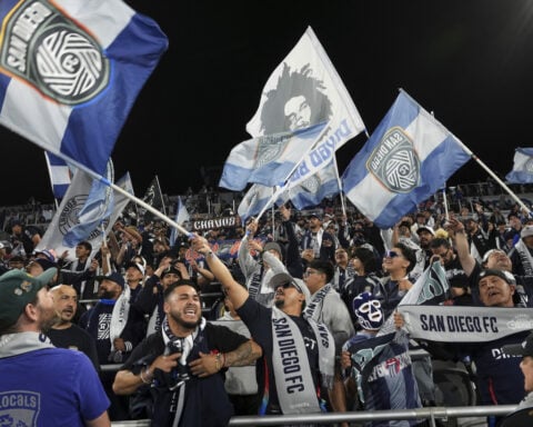 San Diego FC bans 33 from all matches after violent brawls in stadium stands during LA Galaxy visit