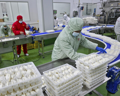 China's factory activity contracts in May, but there are signs of improvement