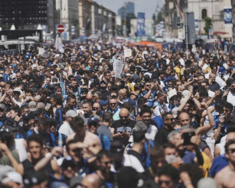 Fans pack Munich before PSG and Inter Milan face off in the Champions League final